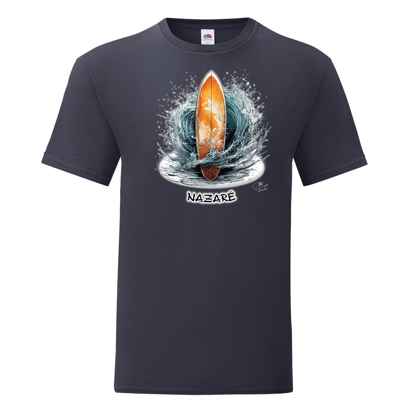 T-shirt Fruit of the Loom, Iconic, 150g, Prancha Nazaré