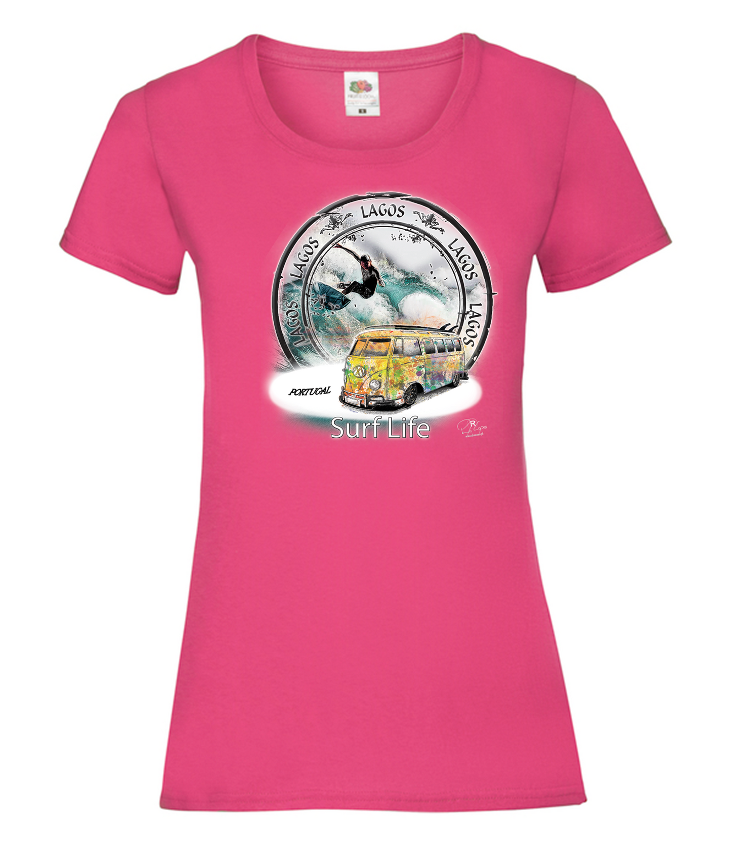 T-shirt Senhora Surf Life Lagos