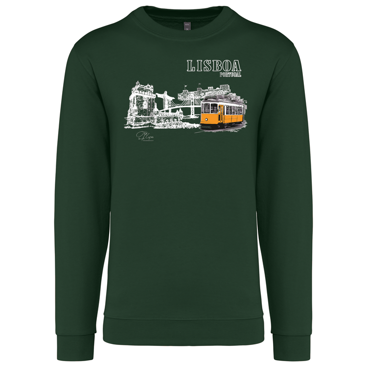 Sweatshirt Kariban sem Capuz Monumentos Lisboa