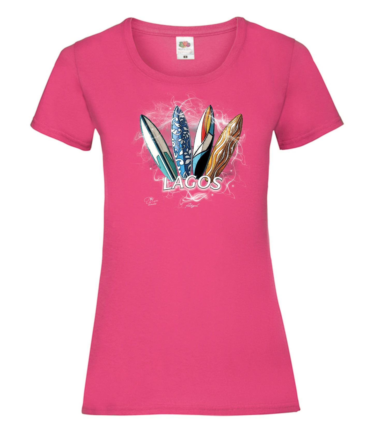 T-shirt Senhora Surfboards Lagos