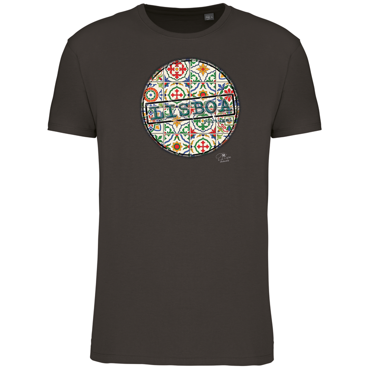 T-Shirt Algodão Biológico Pin Lisboa