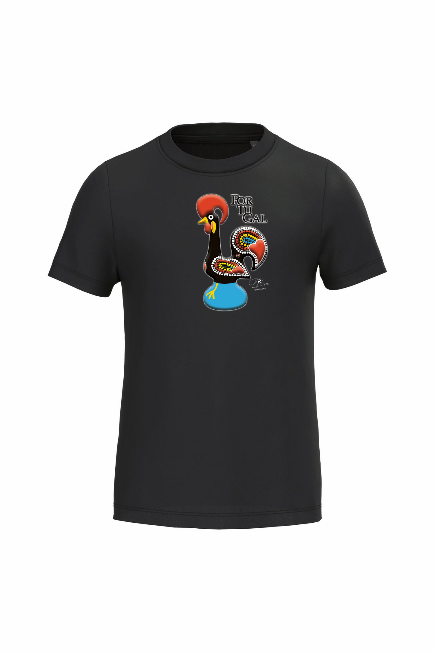 T-shirt de Criança Kariban Galo de Barcelos