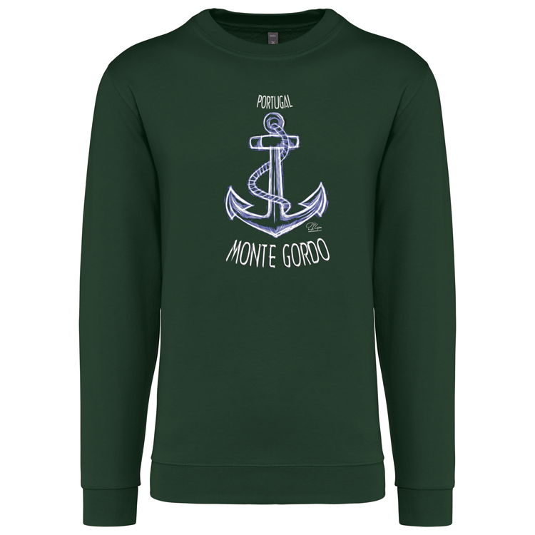 Sweatshirt Kariban sem Capuz Âncora Monte Gordo