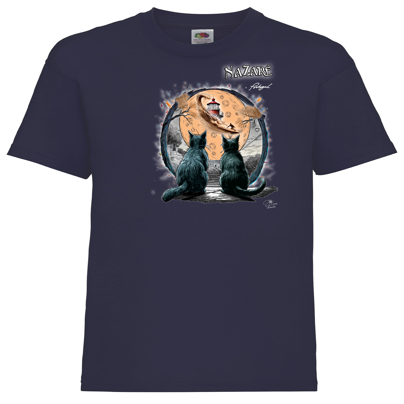 T-shirt Fruit of the Loom Kids Luar Nazaré