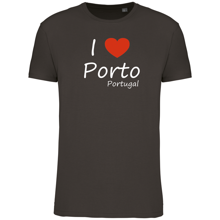 T-Shirt Algodão Biológico I Love Porto