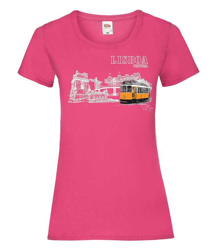 T-shirt Senhora Monumentos Lisboa