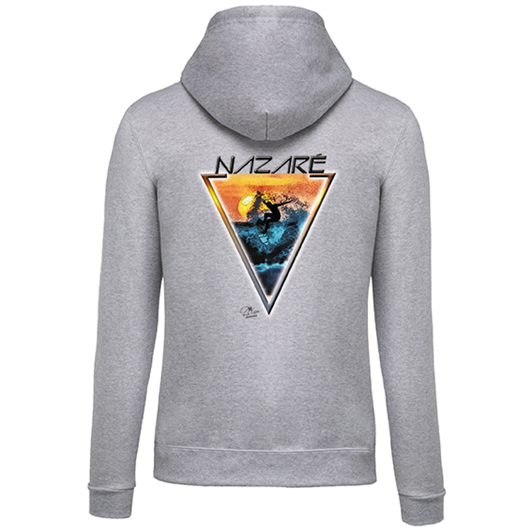 Sweatshirt Kariban com Capuz Sunset Nazaré