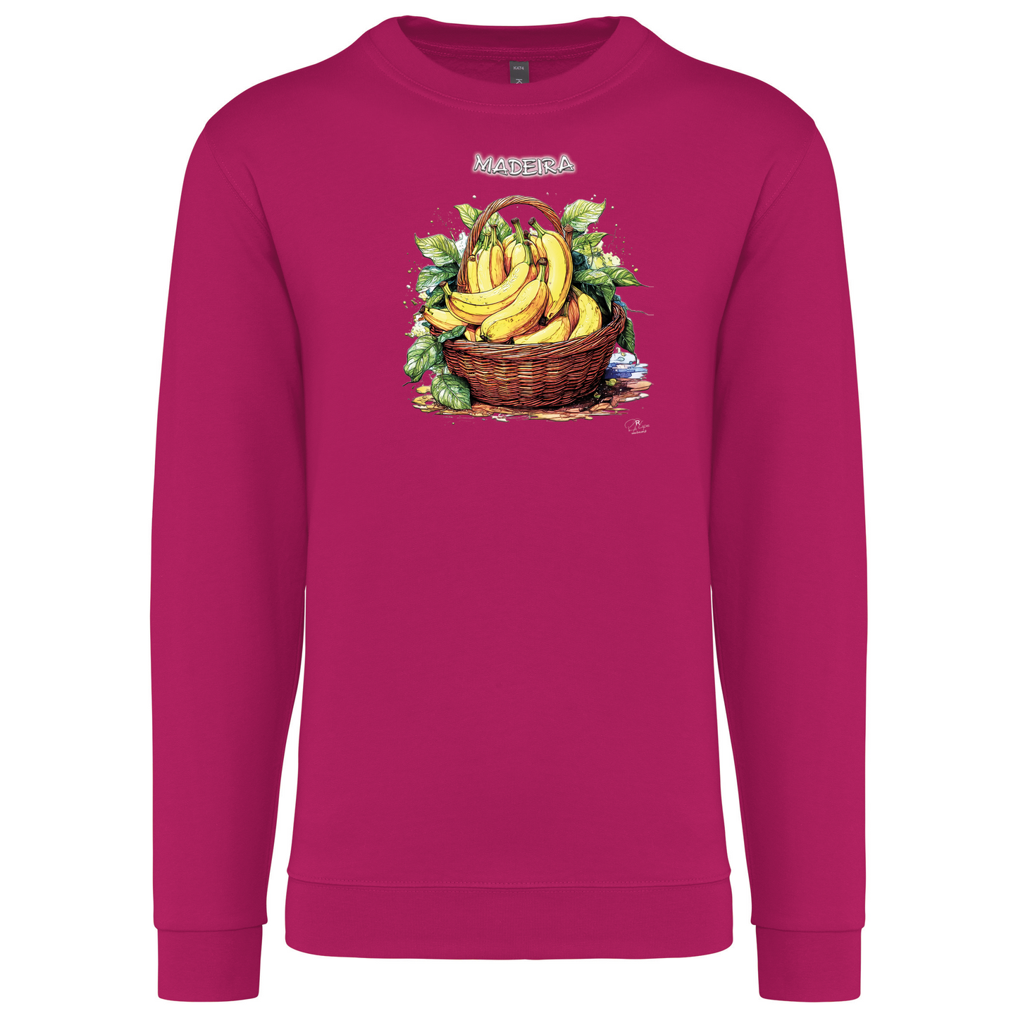 Sweatshirt Kariban sem Capuz Cesto Bananas