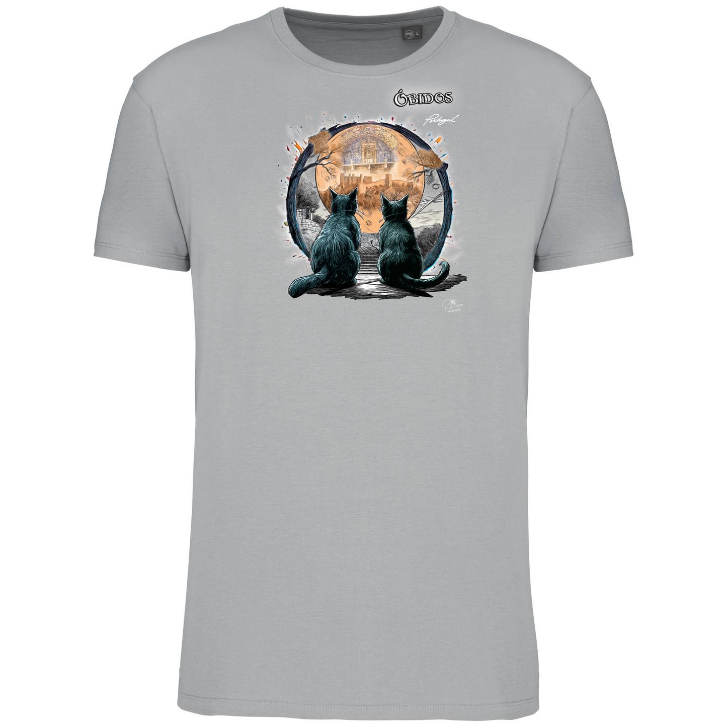 T-Shirt Algodão Biológico Luar Óbidos