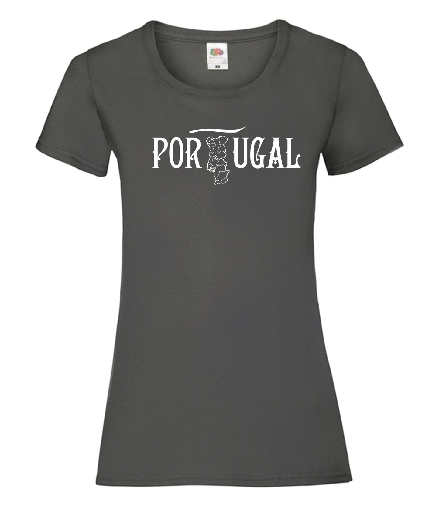 T-shirt Senhora Mapa de Portugal