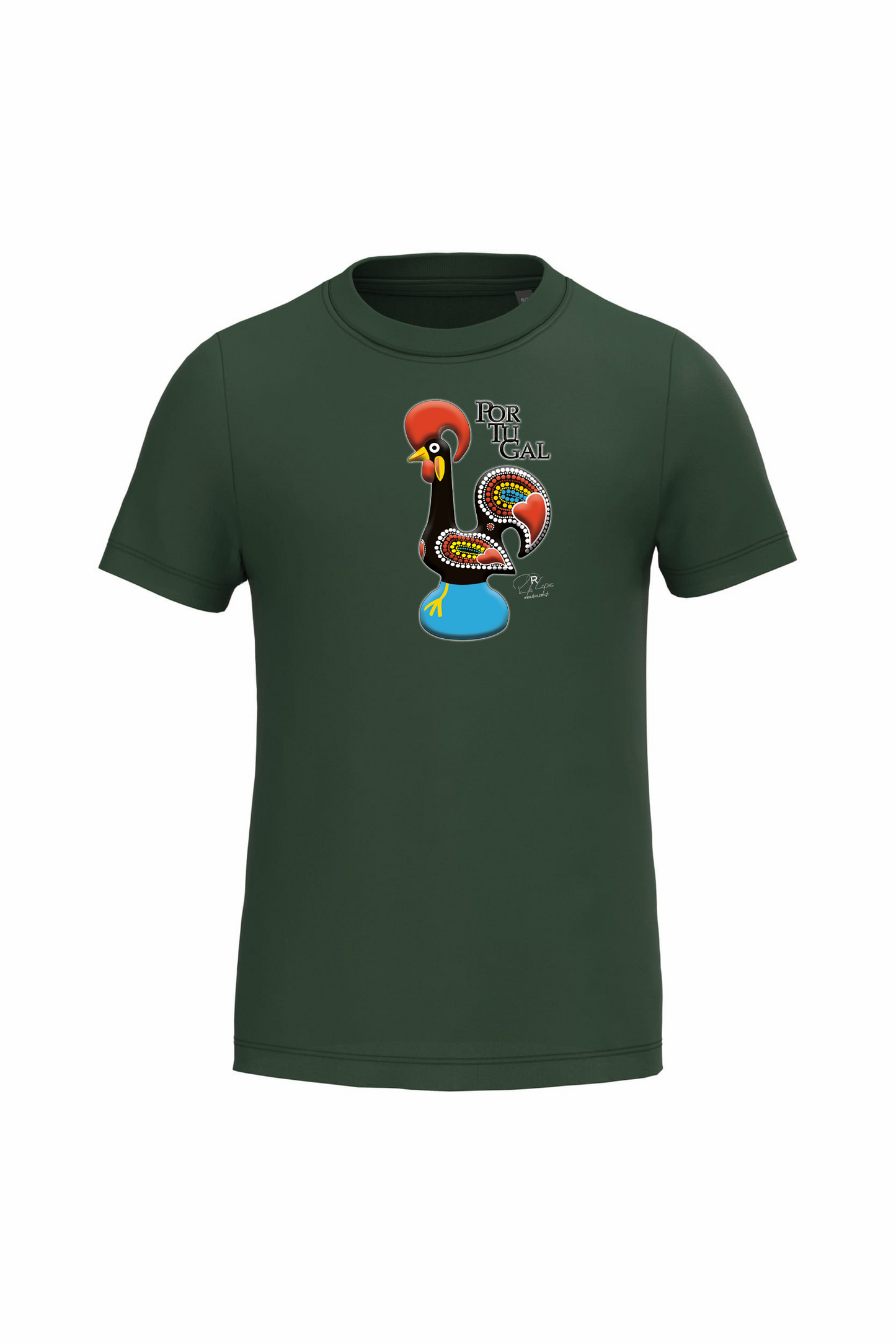 T-shirt de Criança Kariban Galo de Barcelos