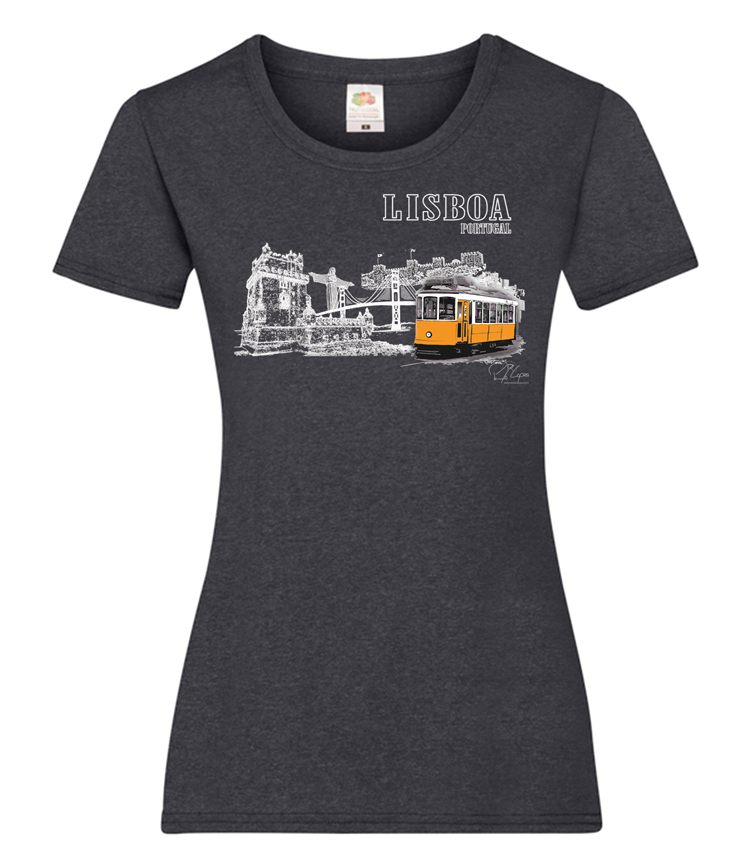 T-shirt Senhora Monumentos Lisboa