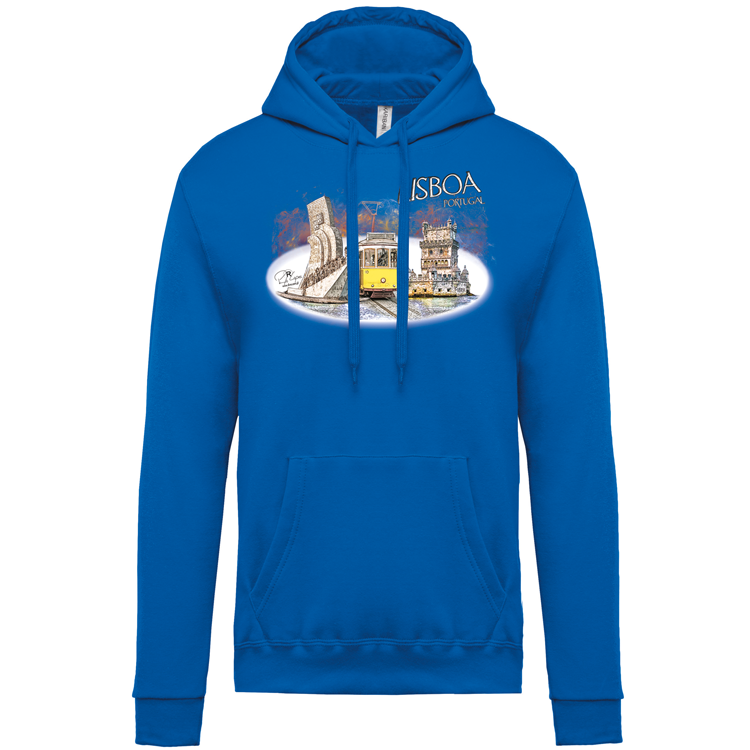 Sweatshirt Kariban com Capuz Monumentos Belém