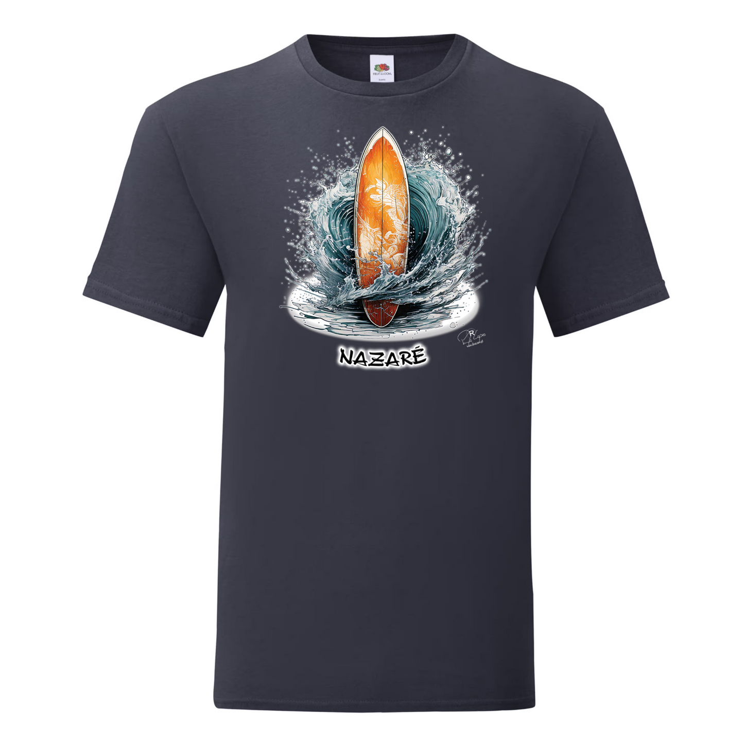 T-shirt Fruit of the Loom, Iconic, 150g, Prancha Nazaré