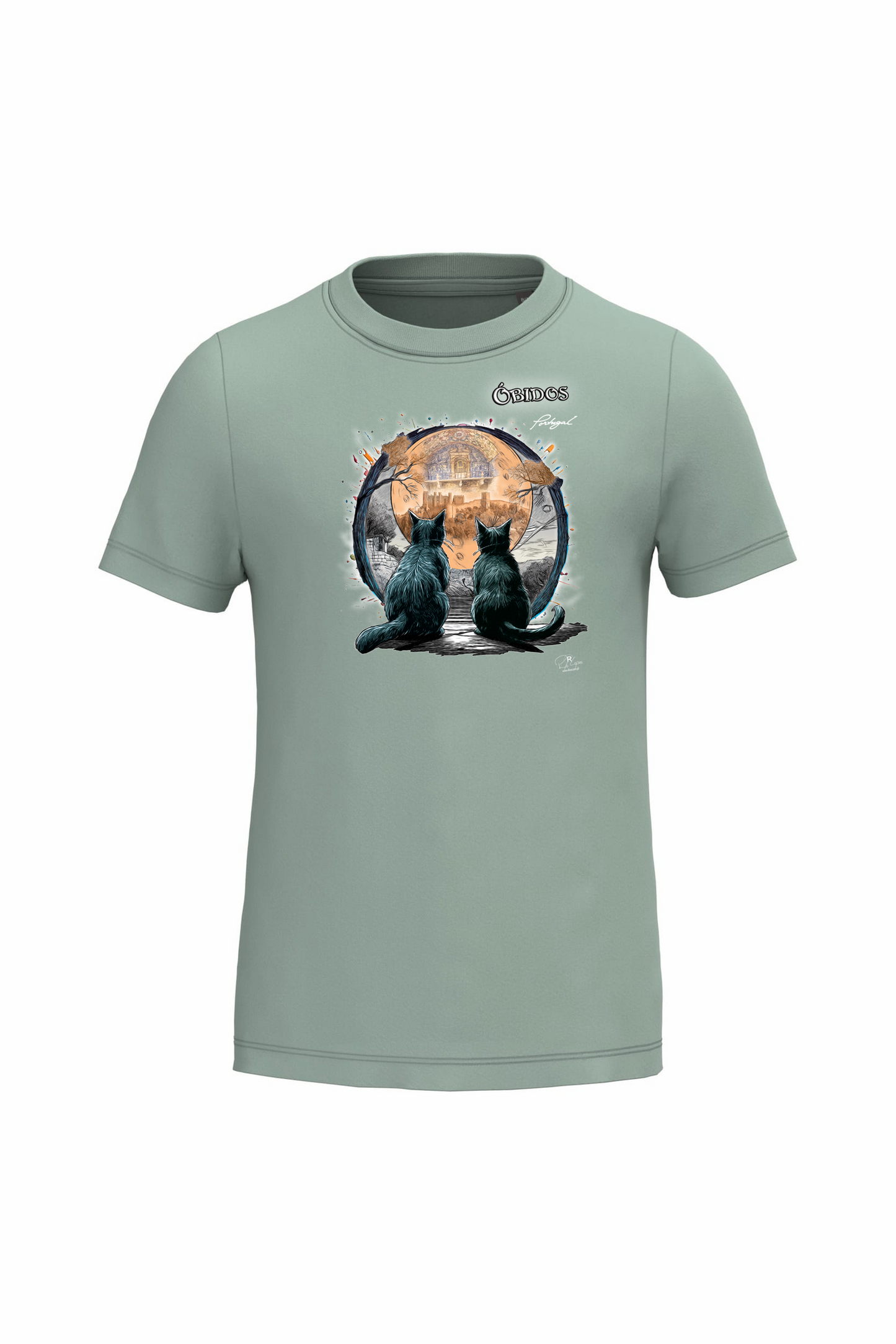 T-shirt de Criança Kariban Luar Óbidos