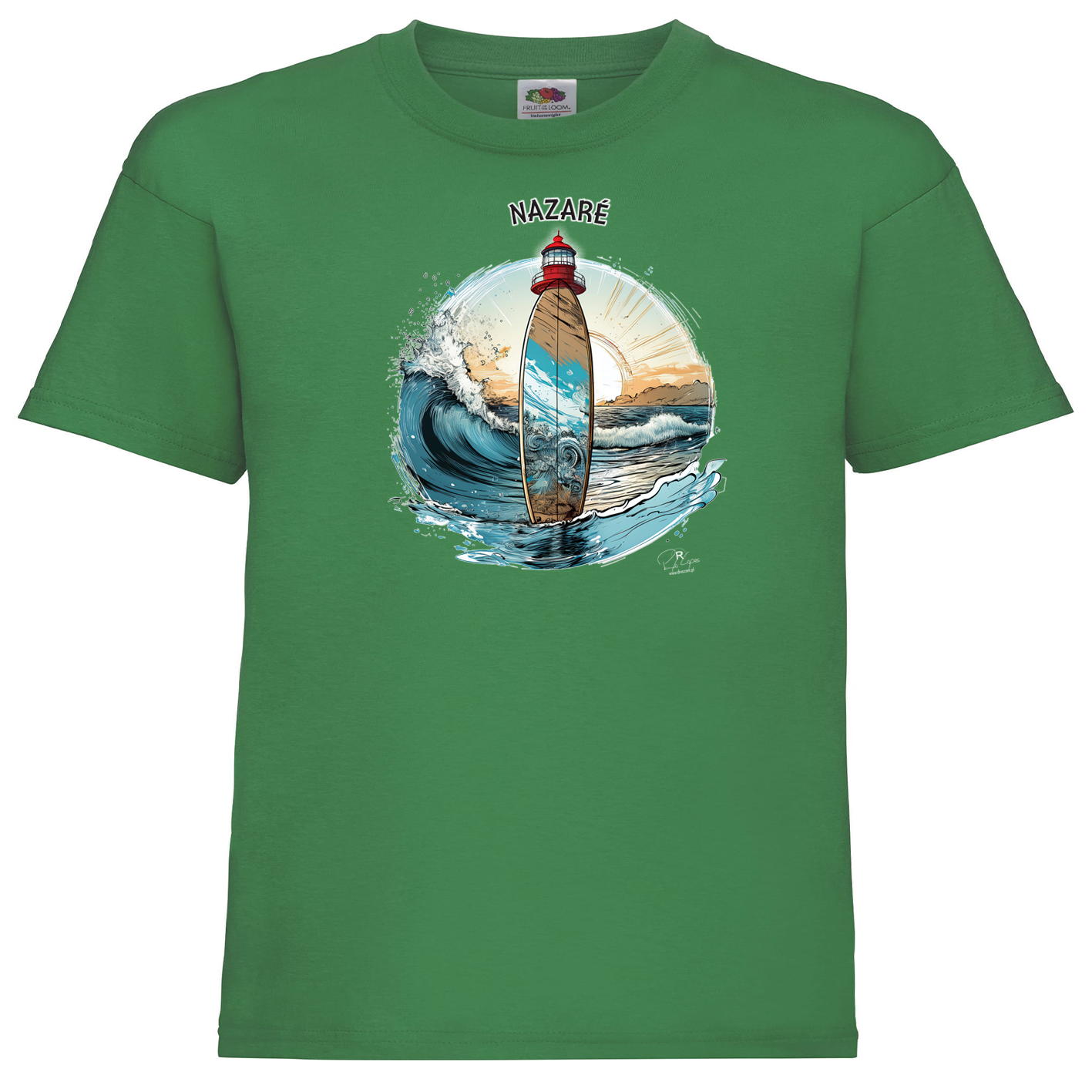 T-shirt Fruit of the Loom Kids Sol Nazaré