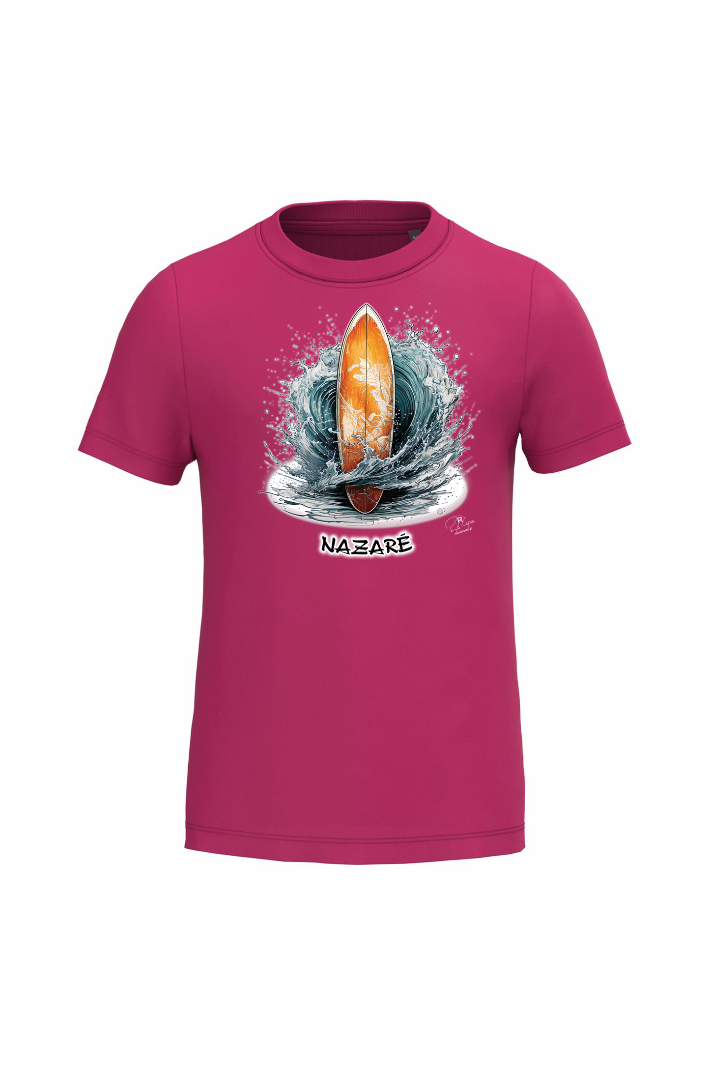 T-shirt de Criança Kariban Prancha Nazaré