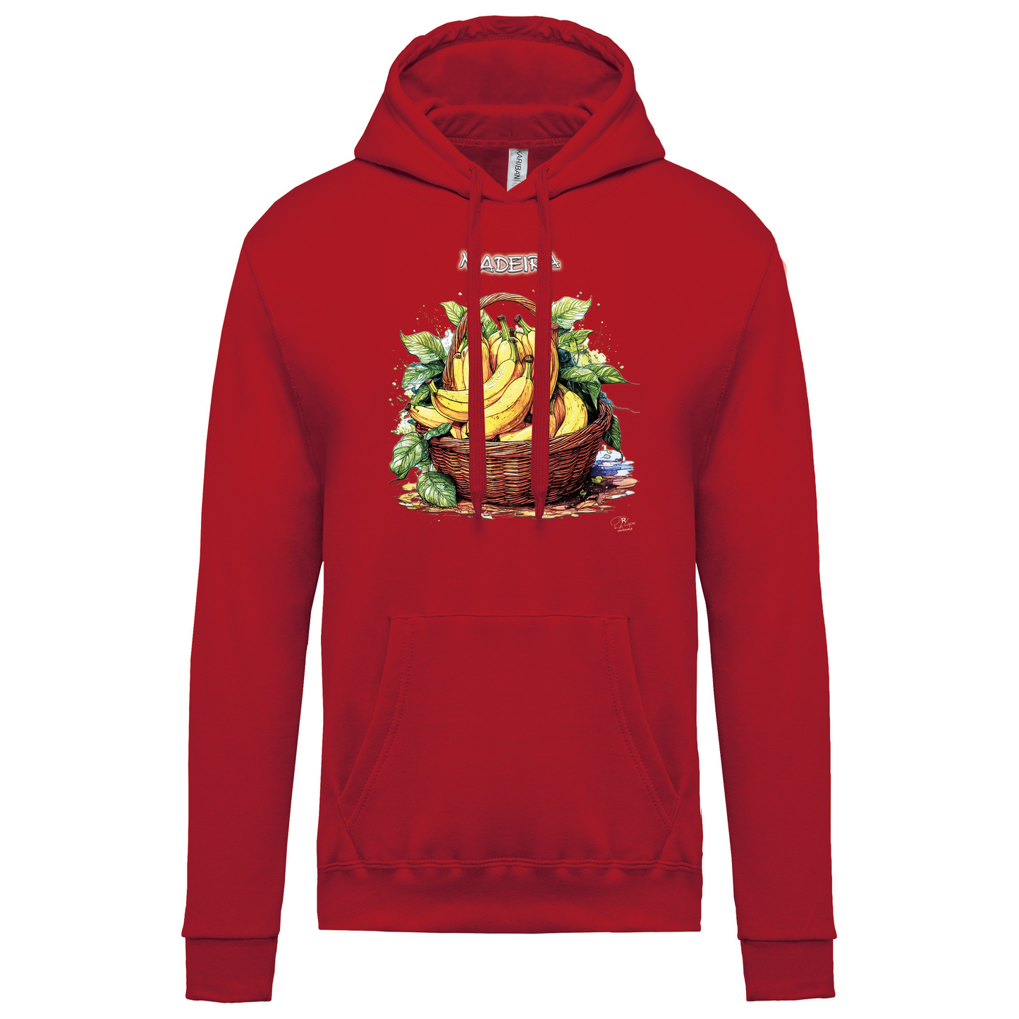 Sweatshirt Kariban com Capuz Cesto Bananas