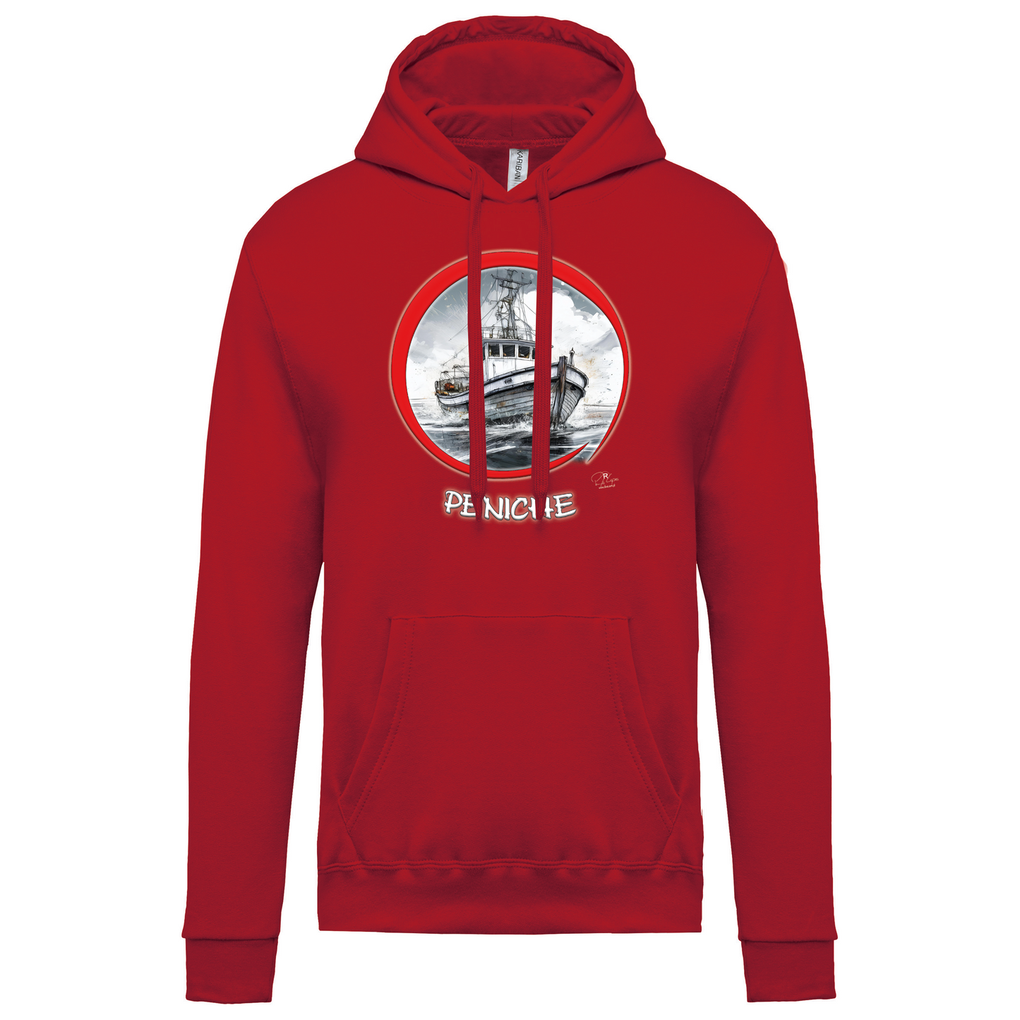 Sweatshirt Kariban com Capuz Traineira Peniche