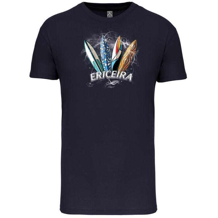 T-Shirt Algodão Biológico Surfboards Ericeira