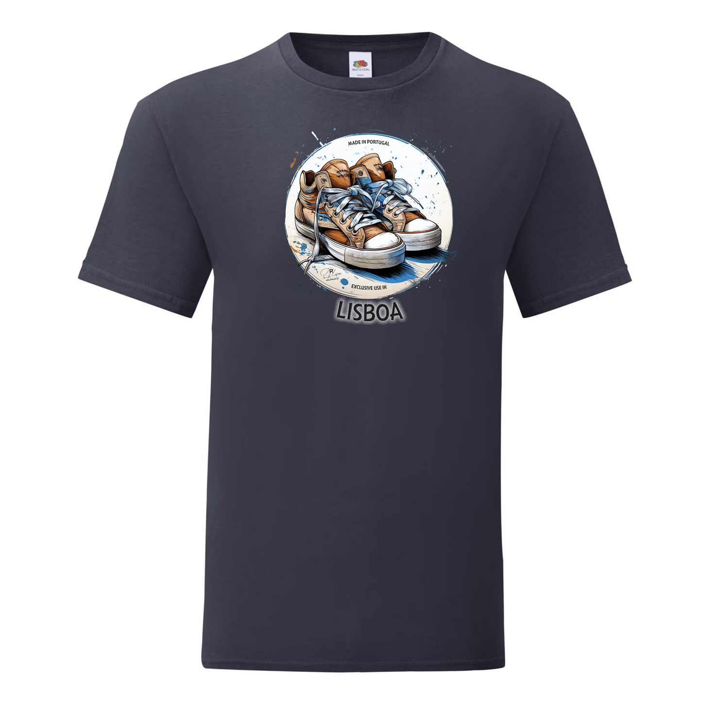 T-shirt Fruit of the Loom, Iconic, 150g, Exclusive Lisboa