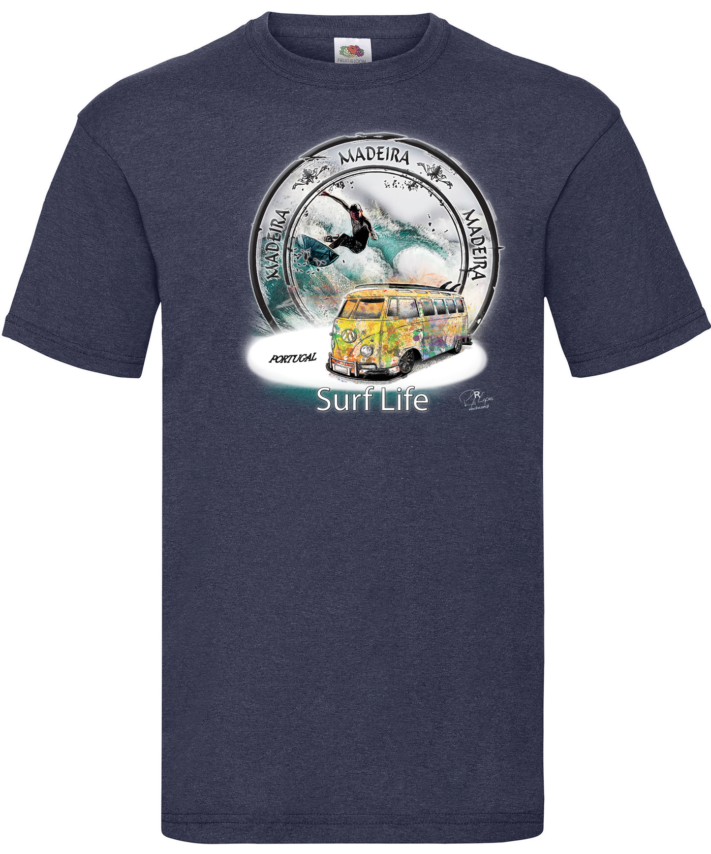T-shirt Surf Life Madeira