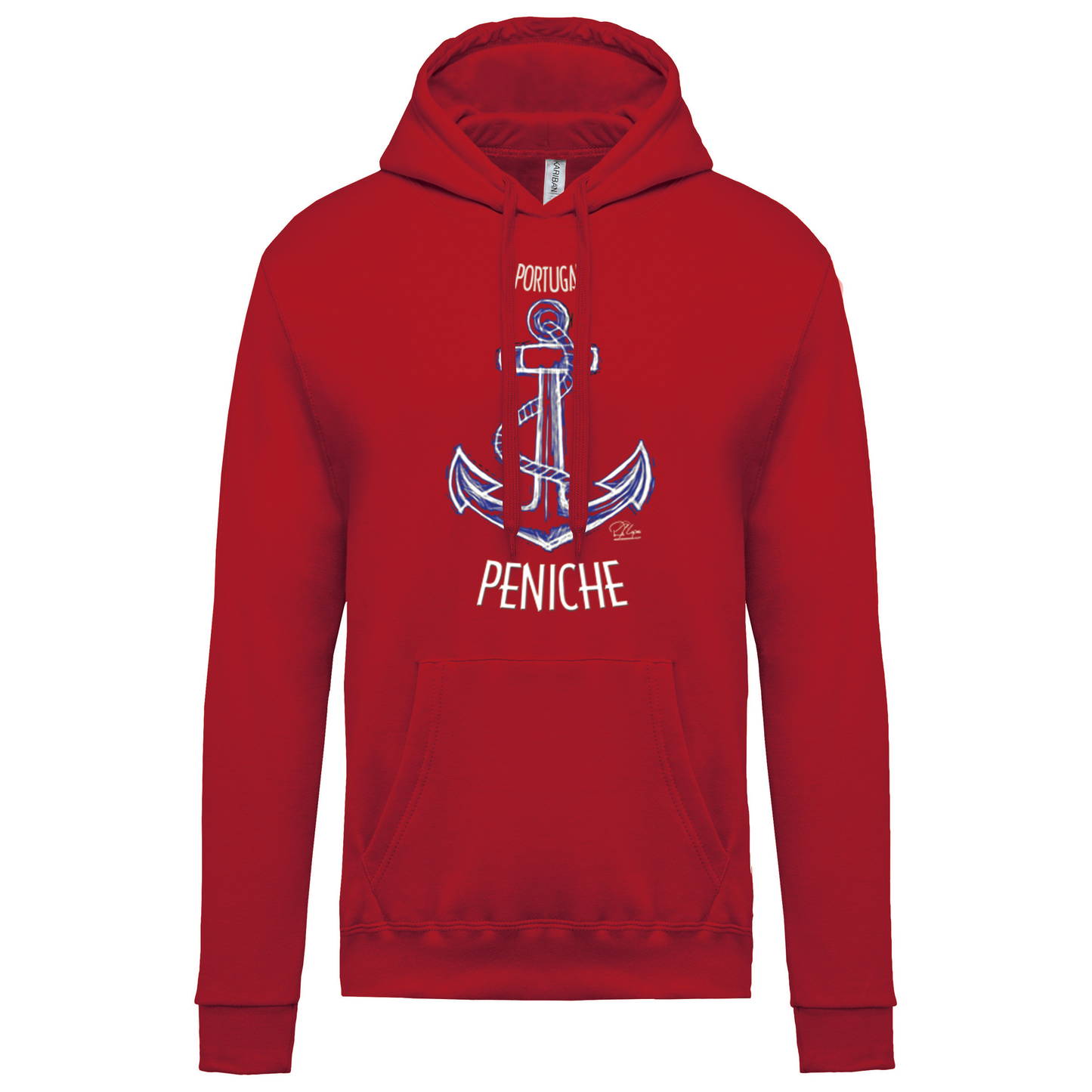 Sweatshirt Kariban com Capuz Âncora Peniche