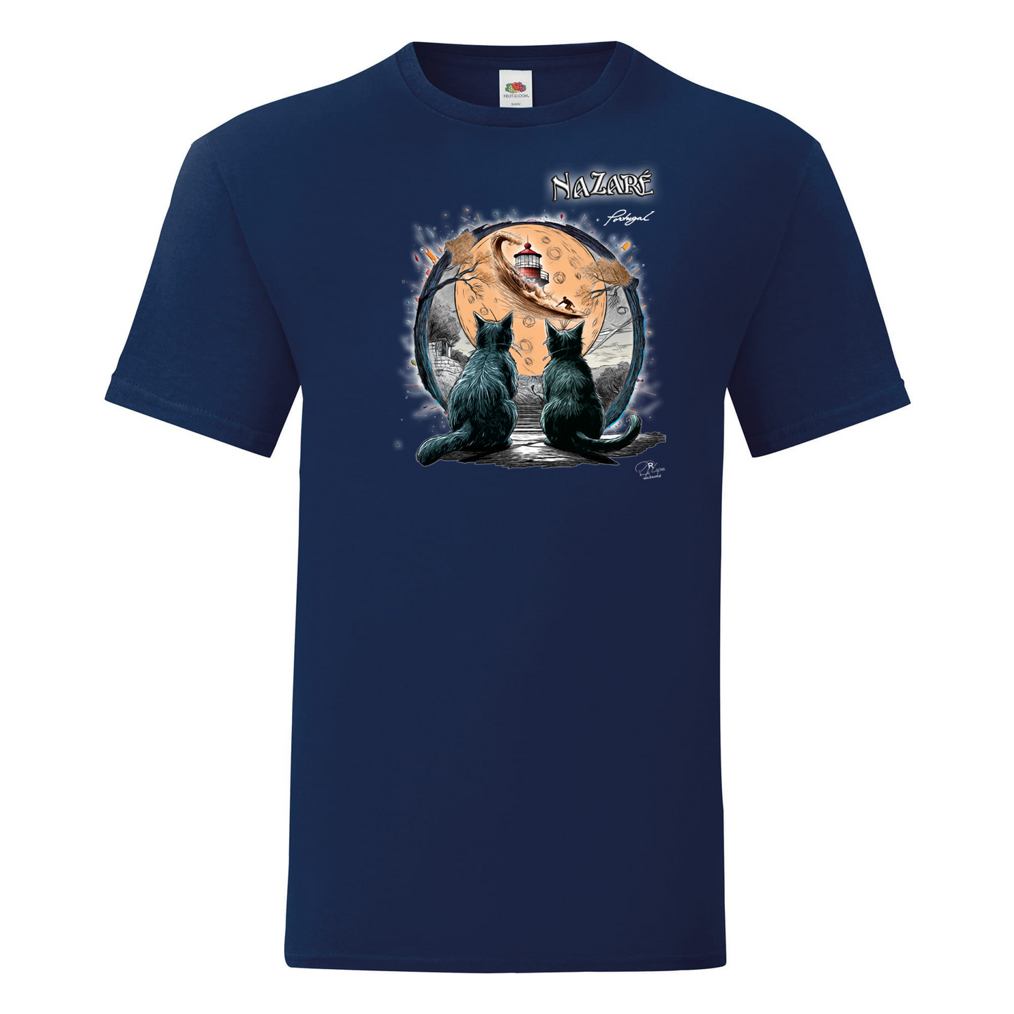 T-shirt Fruit of the Loom, Iconic, 150g, Luar Nazaré