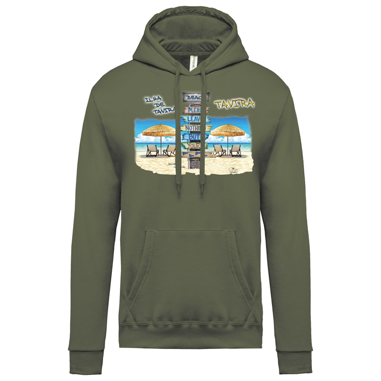 Sweatshirt Kariban com Capuz Pegadas Tavira
