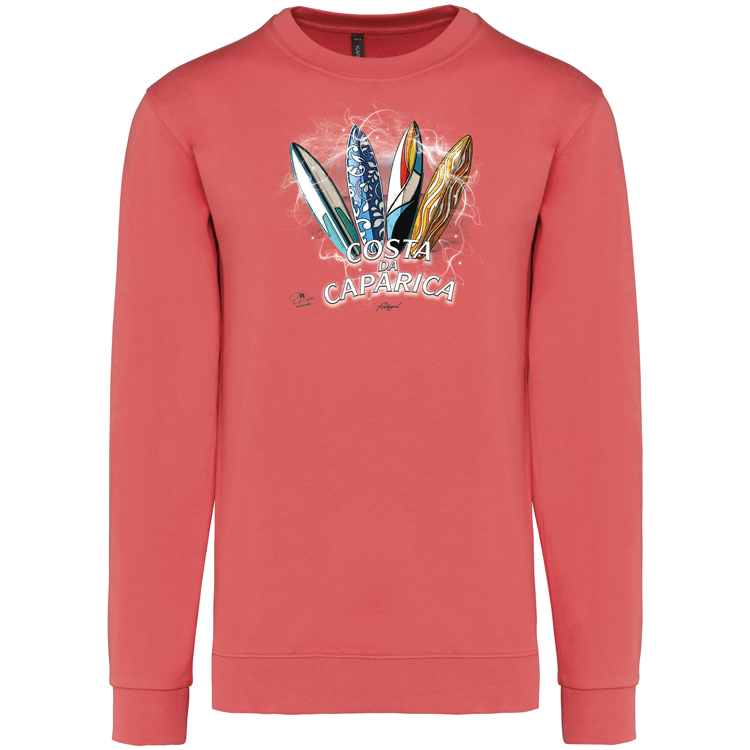Sweatshirt Kariban sem Capuz Surfboards Costa da Caparica