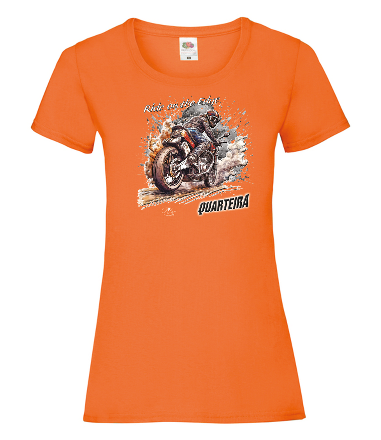 T-shirt Senhora Ride on the Edge Quarteira