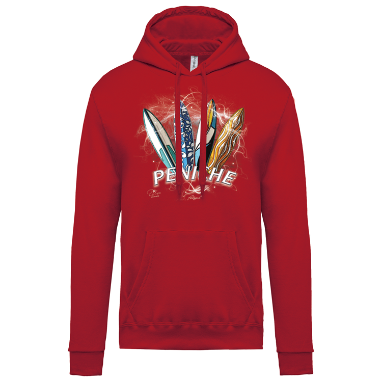 Sweatshirt Kariban com Capuz Surfboards Peniche
