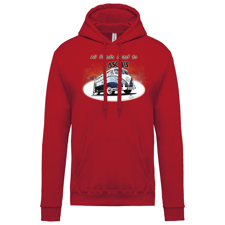 Sweatshirt Kariban com Capuz All Roads Lead to Cascais