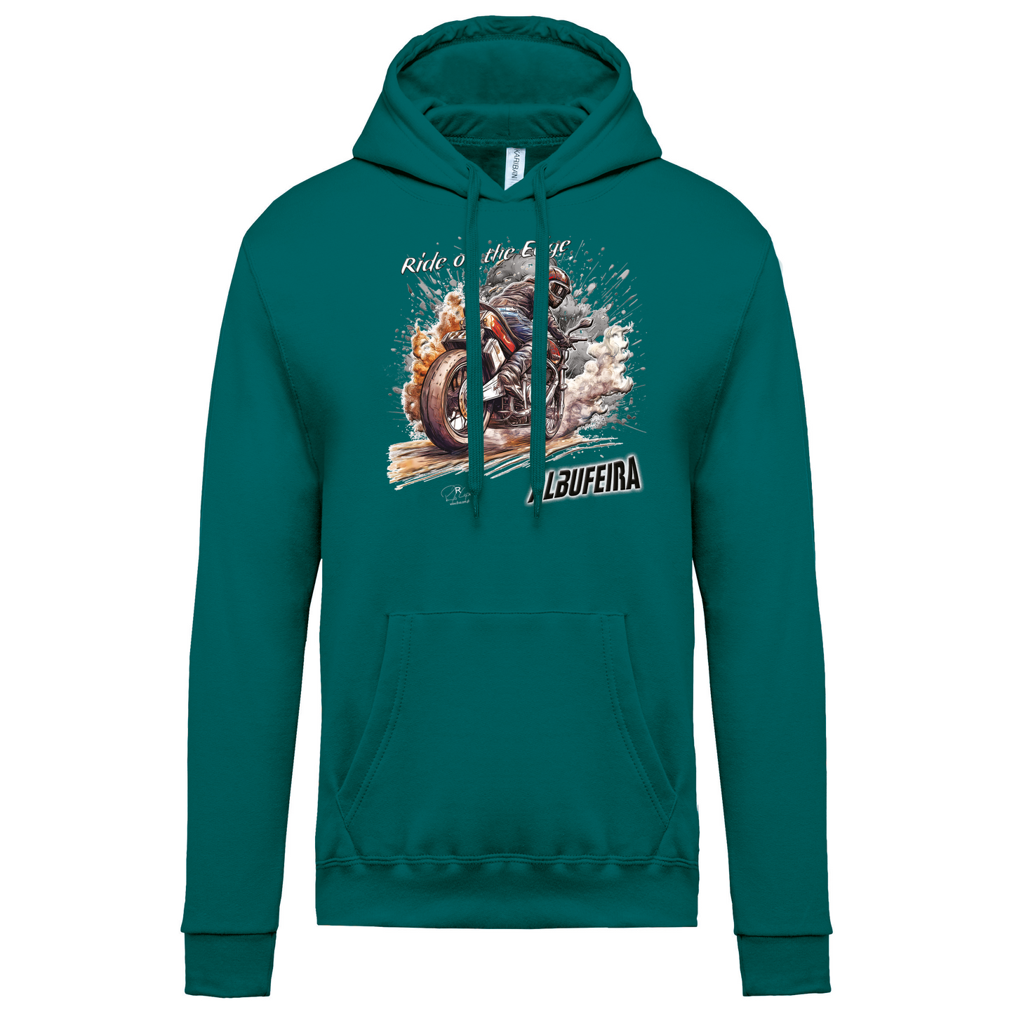 Sweatshirt Kariban com Capuz Ride on the Edge Albufeira