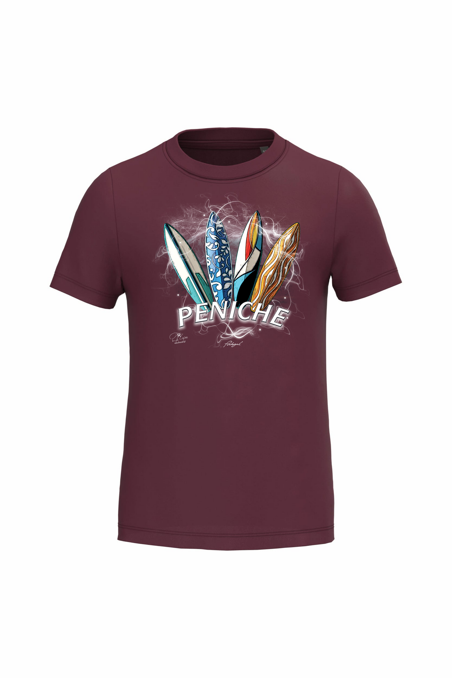T-shirt de Criança Kariban Surfboards Peniche