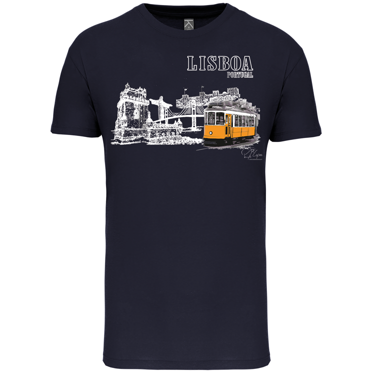 T-Shirt Algodão Biológico Monumentos Lisboa