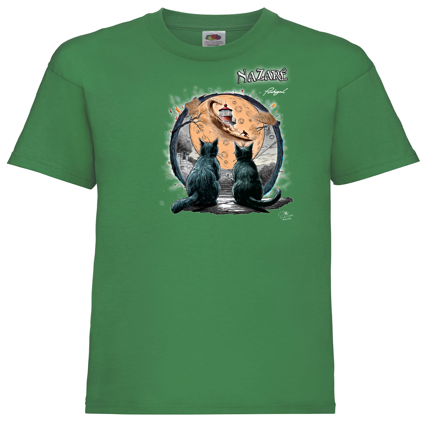 T-shirt Fruit of the Loom Kids Luar Nazaré