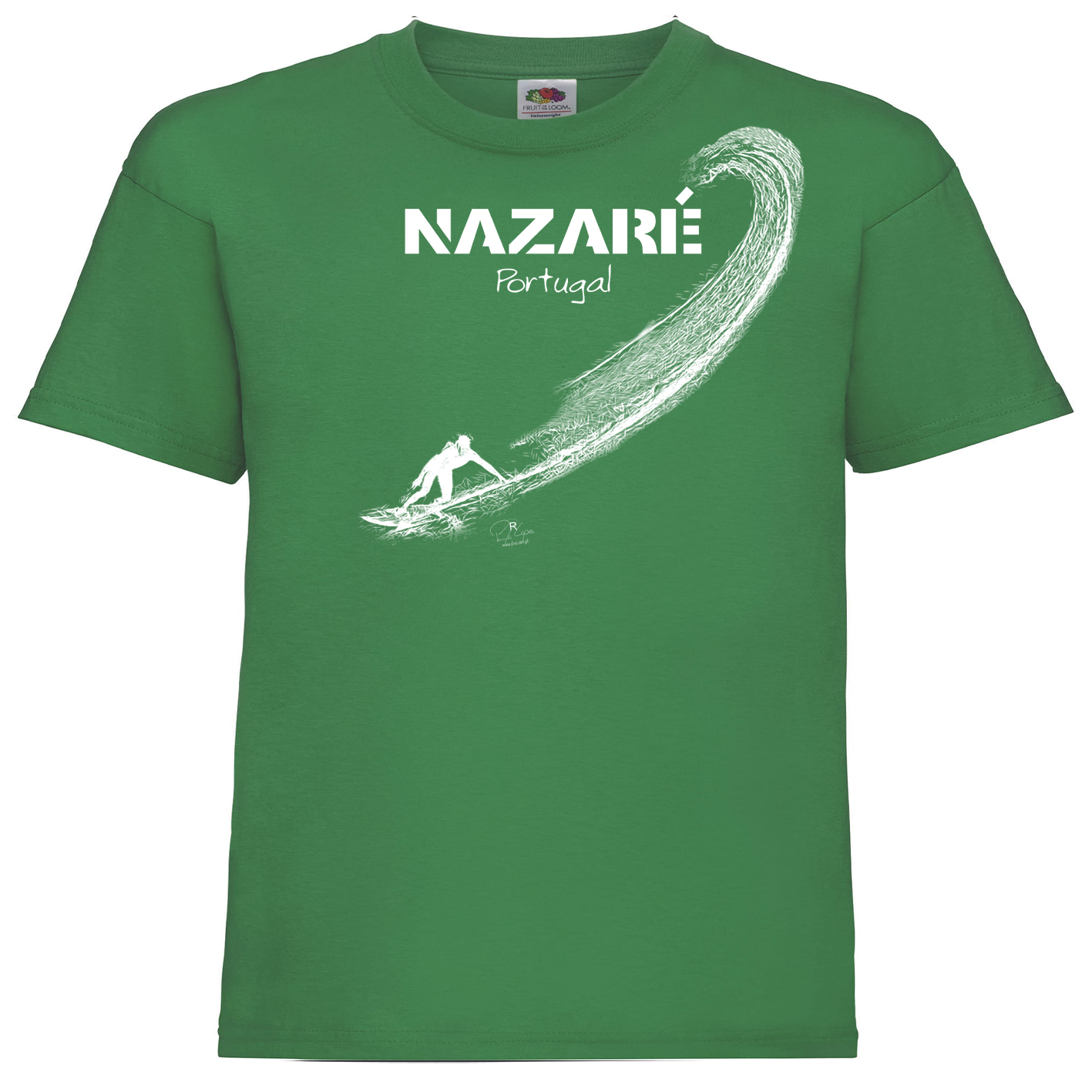 T-shirt Fruit of the Loom Kids Surf Nazaré