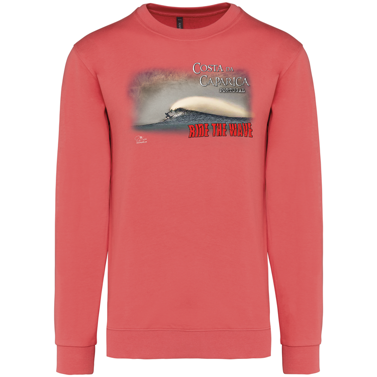 Sweatshirt Kariban sem Capuz Ride the Wave Costa da Caparica
