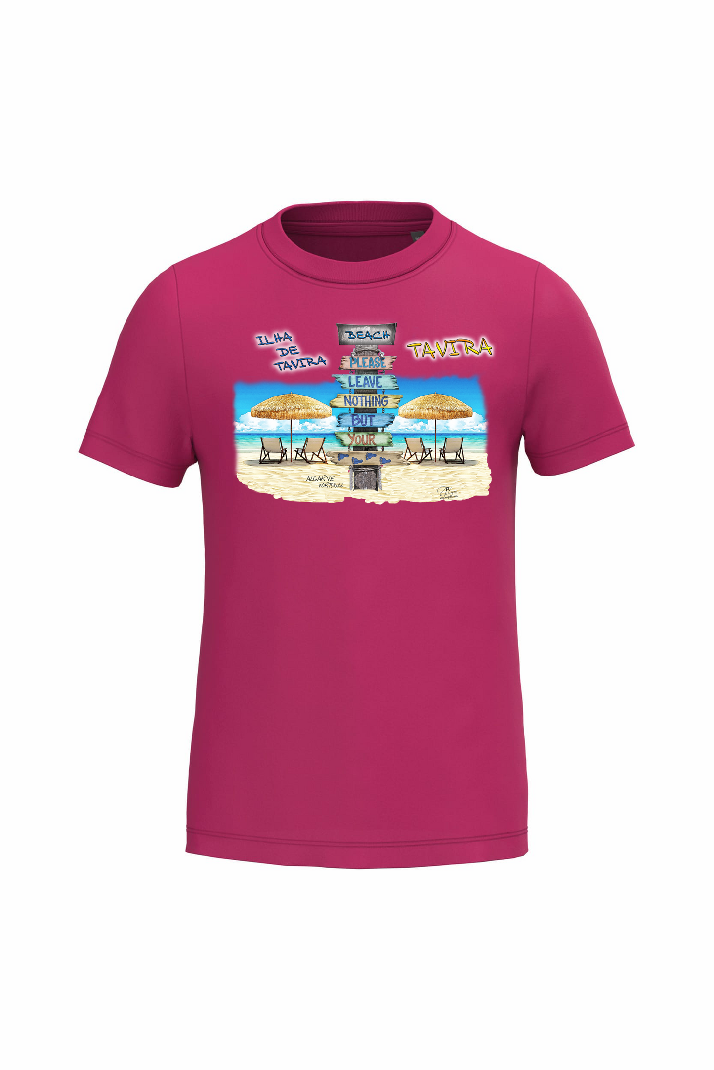 T-shirt de Criança Kariban Pégadas Tavira