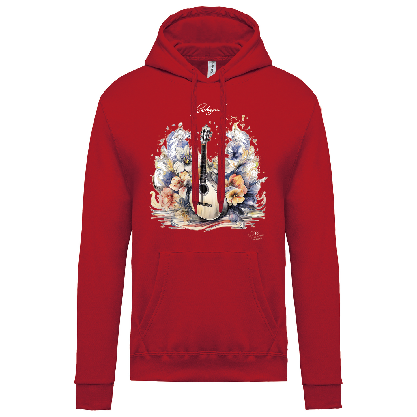 Sweatshirt Kariban com Capuz Guitarra Portuguesa