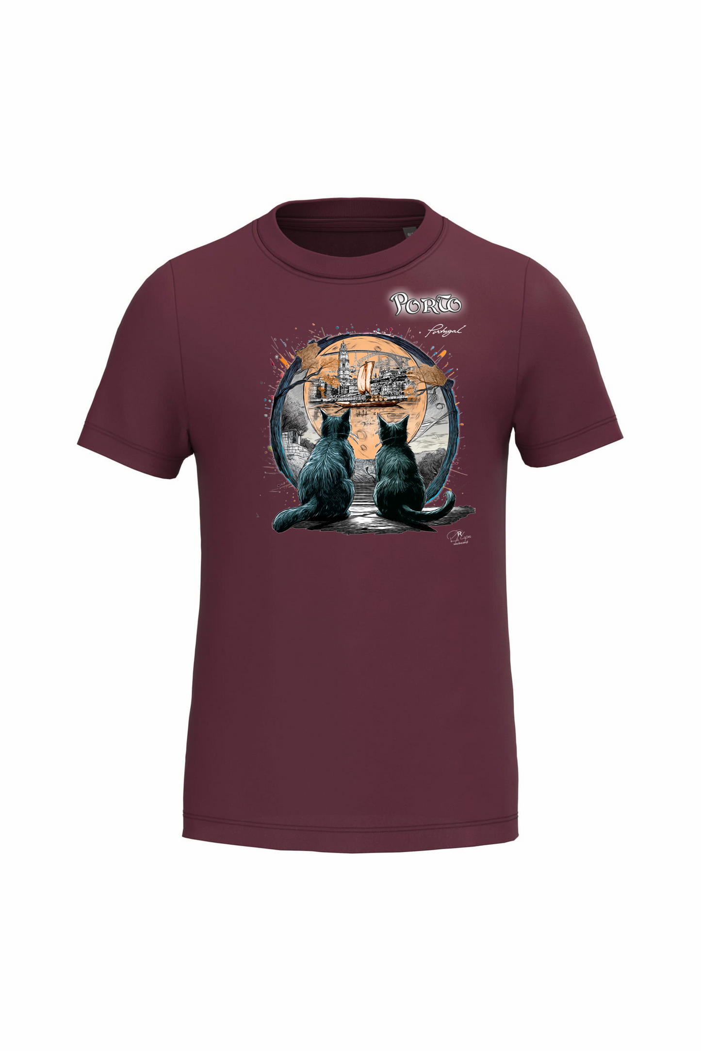 T-shirt de Criança Kariban Luar Porto
