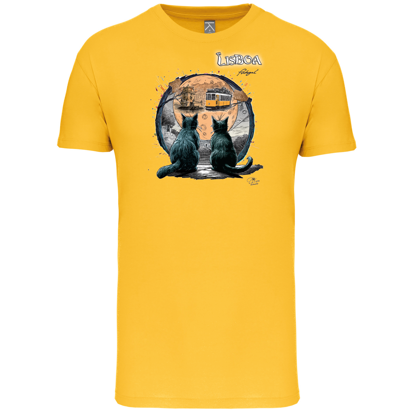 T-Shirt Algodão Biológico Luar Lisboa