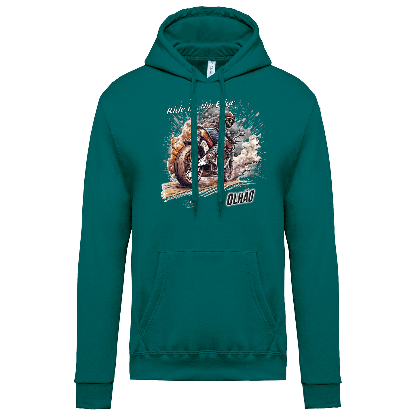 Sweatshirt Kariban com Capuz Ride on the Edge Olhão