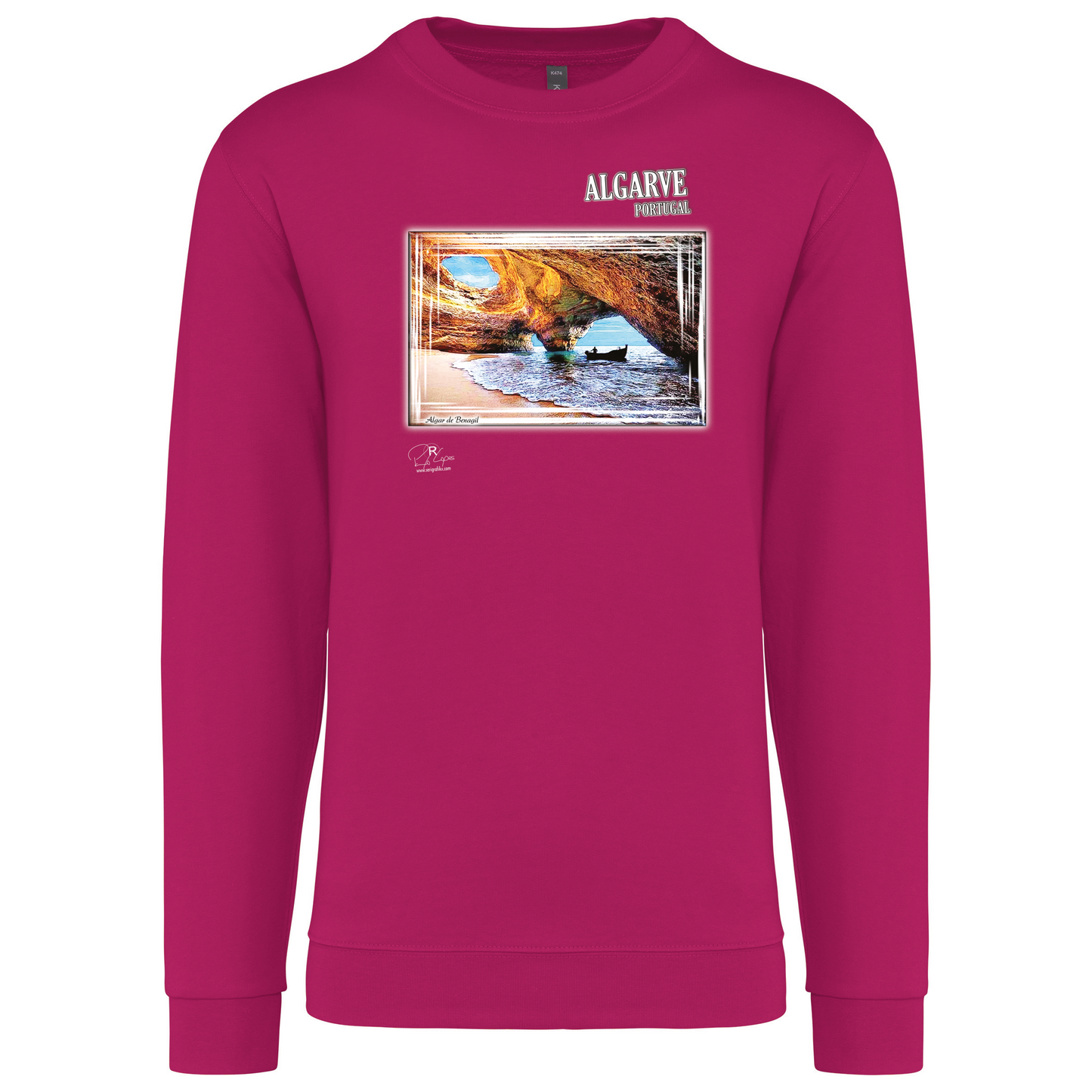 Sweatshirt Kariban sem Capuz Algar de Benagil