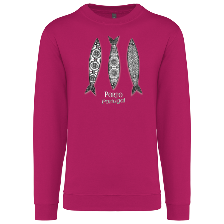Sweatshirt Kariban sem Capuz 3 Sardinhas Porto