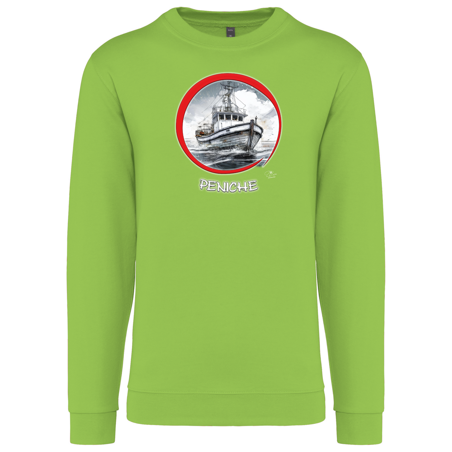 Sweatshirt Kariban sem Capuz Traineira Peniche