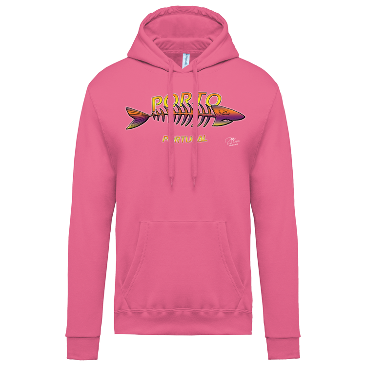 Sweatshirt Kariban com Capuz Espinha Porto