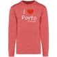 Sweatshirt Kariban sem Capuz I Love Porto
