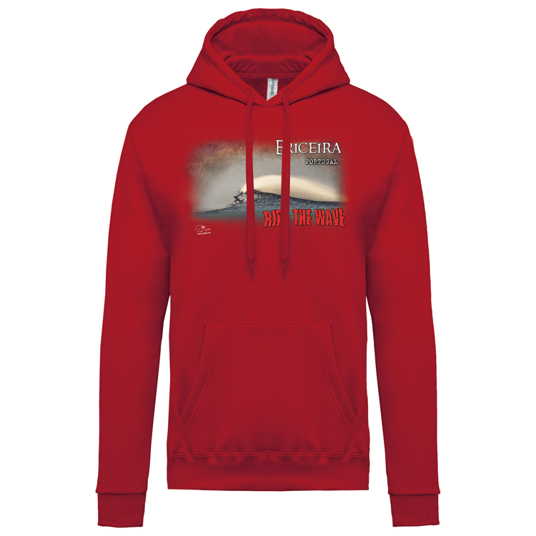 Sweatshirt Kariban com Capuz Ride the Wave Ericeira